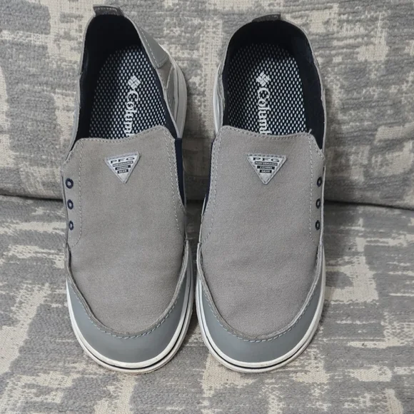 Columbia Gray Moccasin Slip-On Shoes - Picture 1 of 7